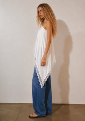 Women silk one shoulder