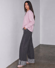 WOMAN Shimmering Button-Down Shirt