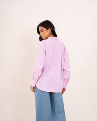 WOMAN Shimmering Button-Down Shirt