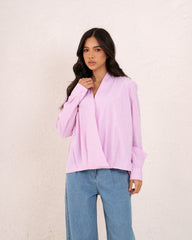 WOMAN Shimmering Button-Down Shirt