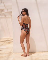 Women one piece swimsuit