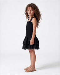 Girl smocked ruffle dress
