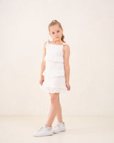 Kids’ Gingham Ruffle Dress
