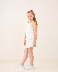 Kids’ Gingham Ruffle Dress