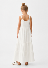 Girl cotton maxi dress