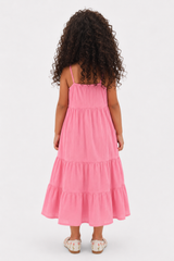 Girl cotton maxi dress