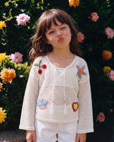 Girl cotton maxi dress