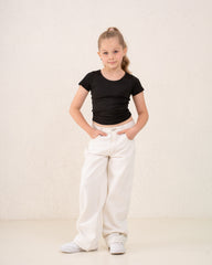 Girl balloon pants with star