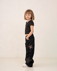 Stars Leopard Denim Pants