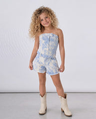 Girl tie dye sequin short