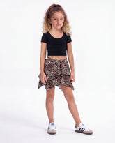 Girl Puff Ball Sparkled Shorts