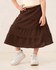 Girl maxi gypsy skirt