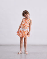 Girl floral skirt
