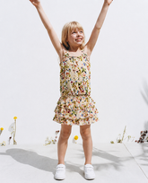 Florals Ruffles Skirt