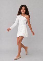 Girl skirt with pop out flower