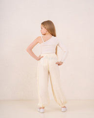 Girl Sparkled Balloon Pants