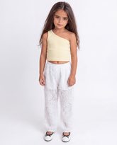 Fringed Textured Pants