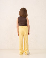Girl pants with lace details