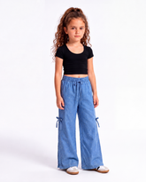 Girl Sparkled Light Denim