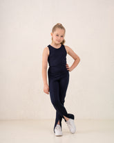 Girls' Front-Slit Leggings