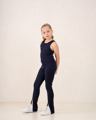 Girls' Front-Slit Leggings