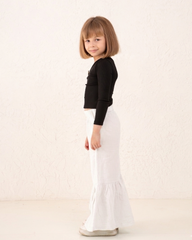 Girl cotton wide pants