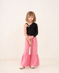 Girl cotton wide pants