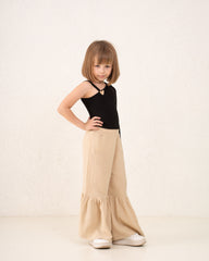 Girl cotton wide pants
