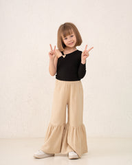 Girl cotton wide pants