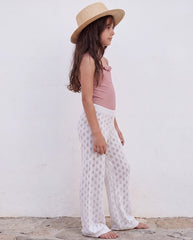 Girl knitted pants