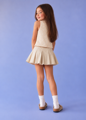 Girl jacquard vest
