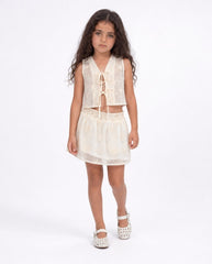 Girl Embroidered Vest