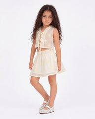Girl Embroidered Vest