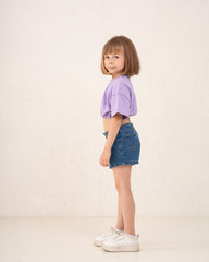 Girl studded drawstring top