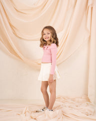 Girl shoulder detail top