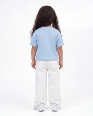 Girl ribbed top pop out