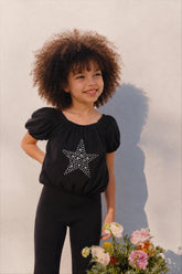 Puff-Ball Sparkling Star Top