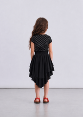 Girls polka dot top
