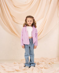 Girl Two Pcs Tank and Shirt