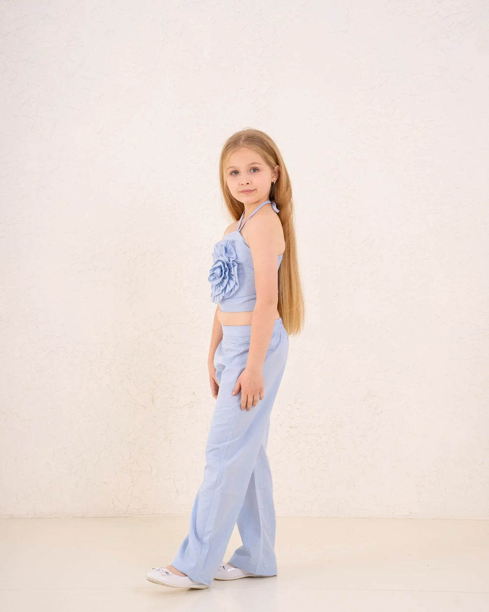 Girl flower halter top - Venti