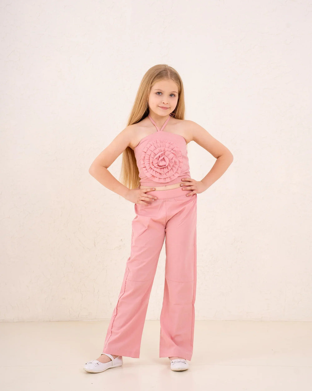 Girl flower halter top - Venti