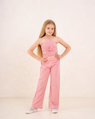 Girl flower halter top - Venti