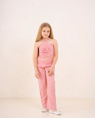 Girl flower halter top - Venti