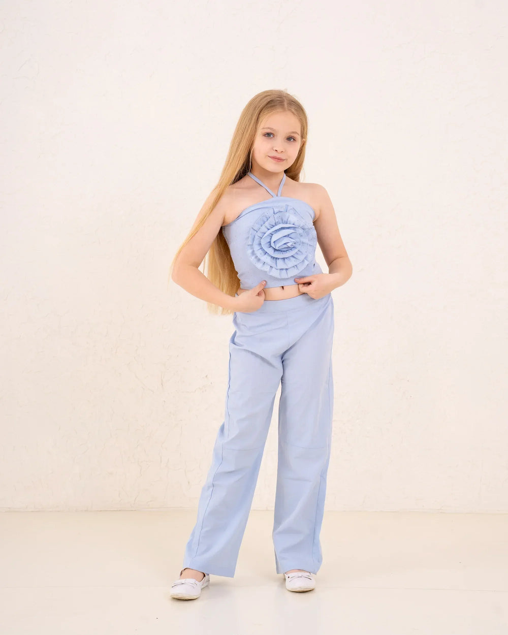 Girl flower halter top - Venti