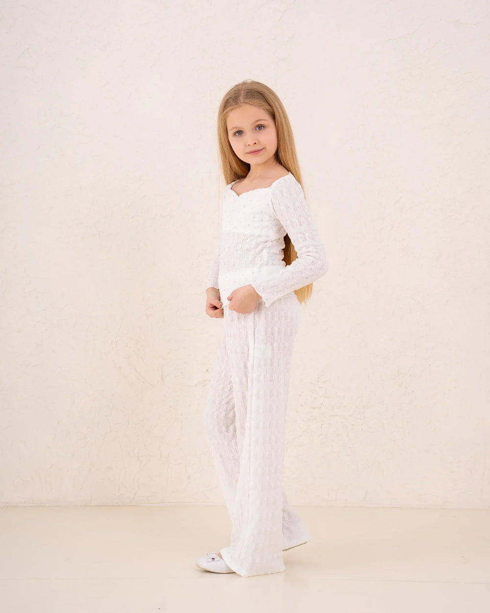 Girl crushed sparkled top - Venti