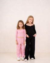 Girl crushed sparkled top