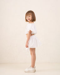 Girl embroidered skirt