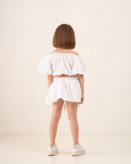 Girl embroidered skirt