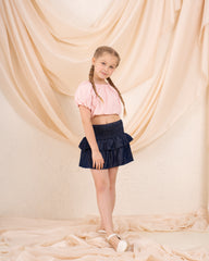 Girl puff ball blouse