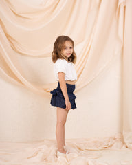 Girl puff ball blouse